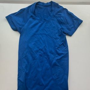 Blue short sleeves swiftly tech top from Lululemon size 0